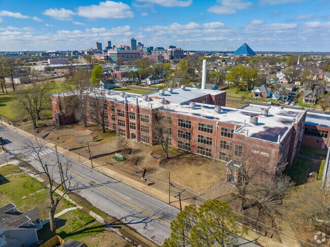 Aerial view of Humes Middle School
