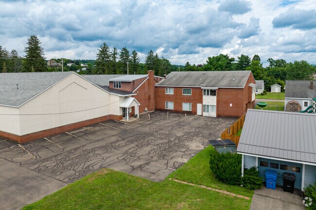 Cortland Christian Academy has a small parking lot for staff and parents.