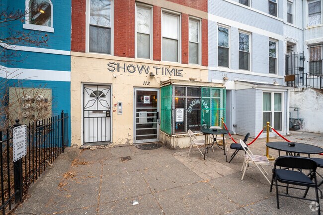 Showtime Lounge is located along Rhode Island Avenue in the Bloomingdale neighborhood.