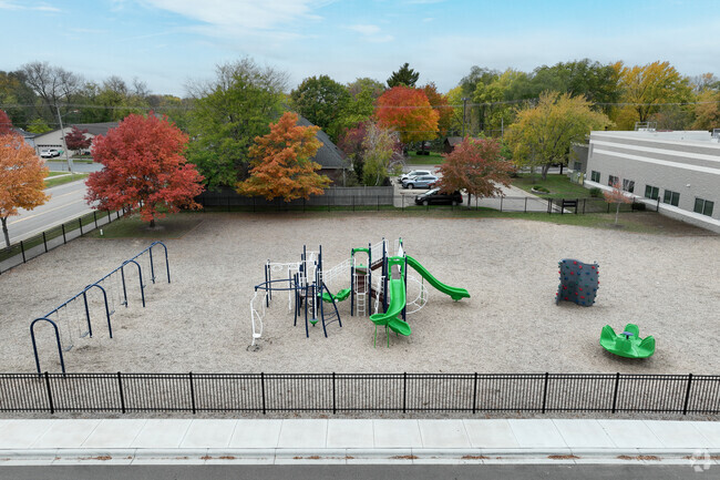 Great Oaks Academy Charter School has a large, safe playground.