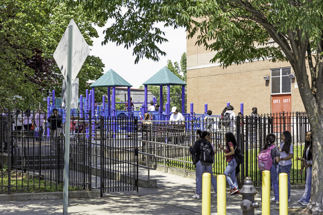 Wings Academy has a great play area for the children to enjoy.