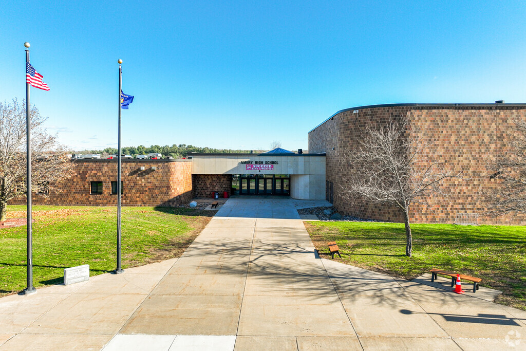Amery High School is a public school located in Amery, WI and has 481 students in grades 9-12.