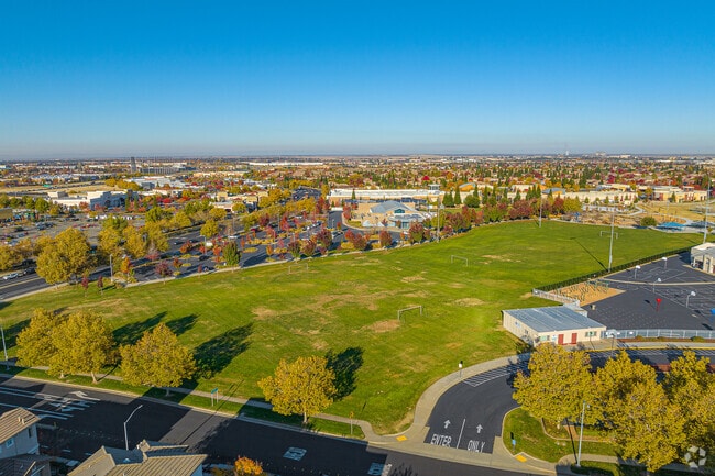 Students have plenty of room to run and play at Thomas Jefferson Elementary School.