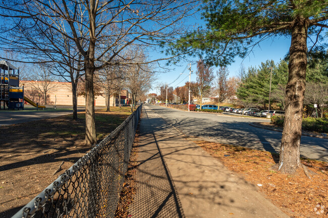 A playground that belongs to Anthony Carnevale Elementary School in Providence.