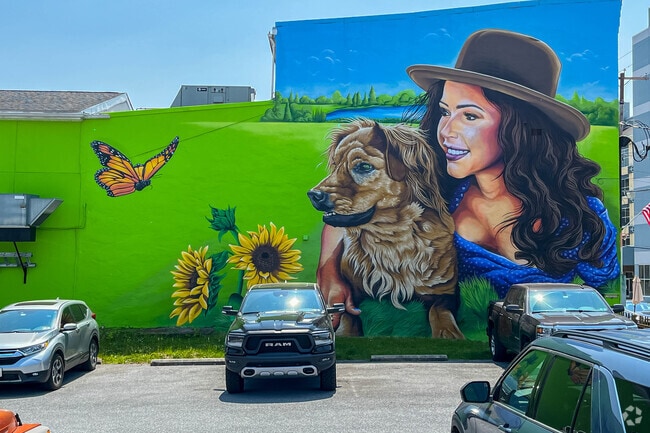 Colorful and inspiring murals can be found near Uptown Harrisburg.