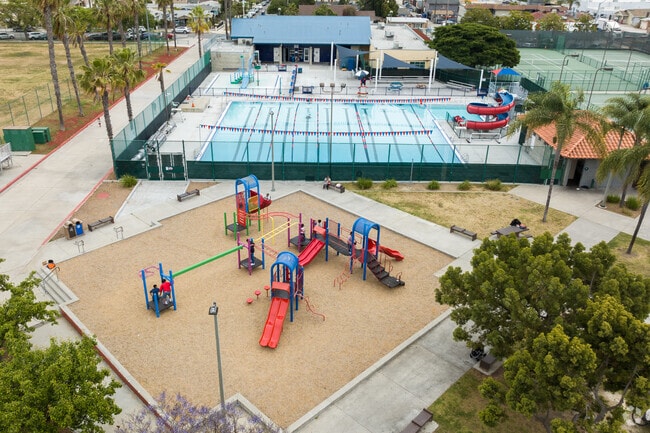 The new playground at City Heights Urban Village in Fairmount Village, San Diego.