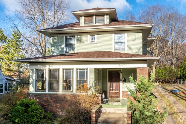 The homes surrounding City High School date back close to 100 years.