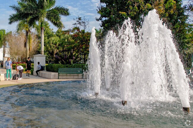 Children enjoy green spaces near The Ridges neighborhood.