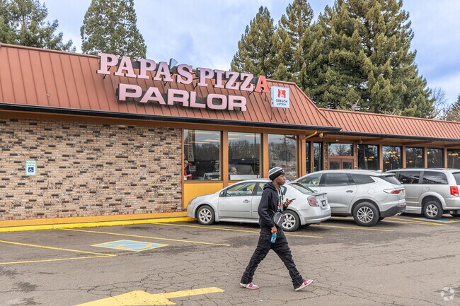 Papa's Pizza Parlor features a pizza buffet and a ball pit for the kids.