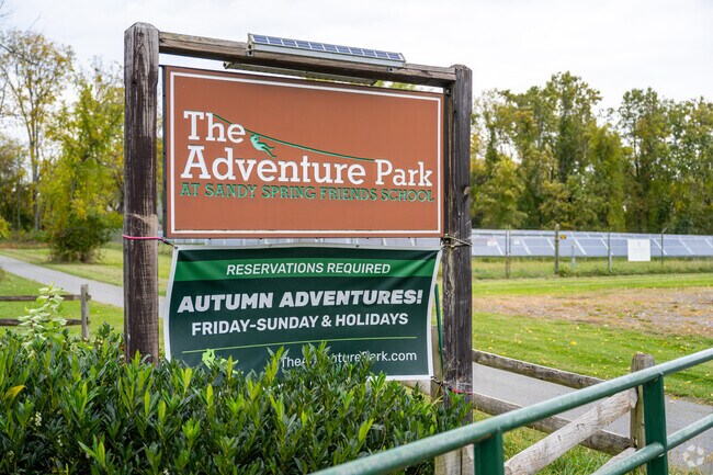 Adventure Park in Ashton-Sandy Spring has various climbing courses.