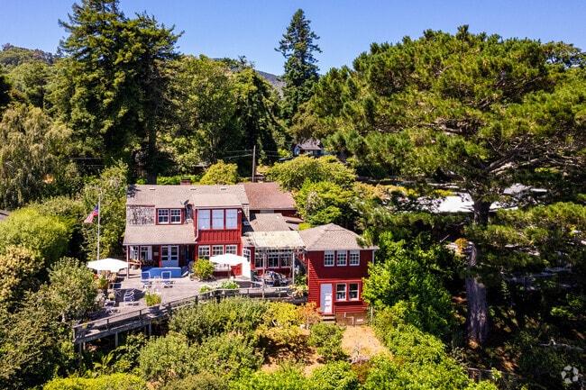 Cape Cod influenced, large homes can be found in Inverness.