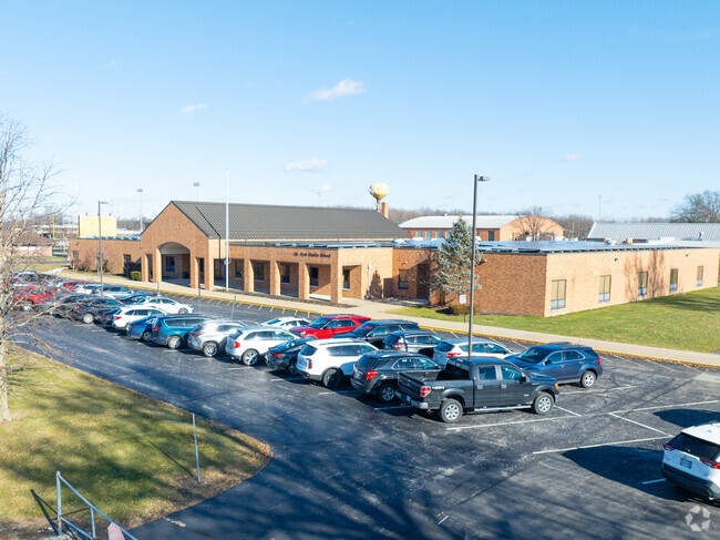 There is plenty of parking space here at Mt Orab Middle School.