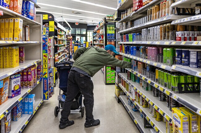 Shopping is popular at the local Dollar General in Pineview.