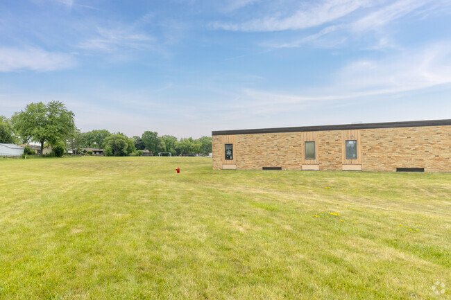 Open field for outdoor activities located behind Grove Junior High School.