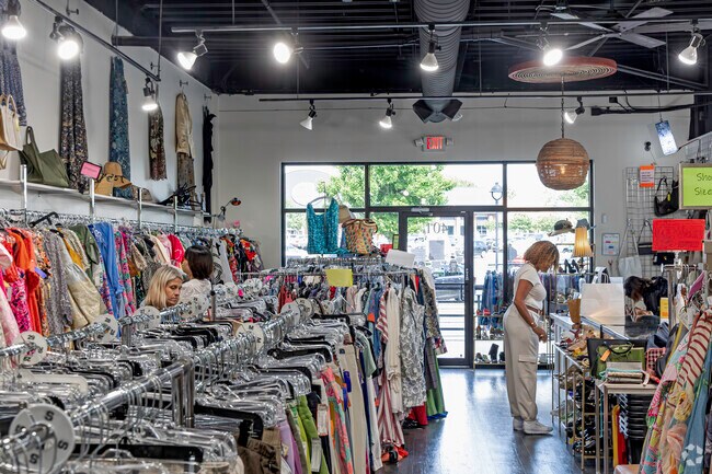 Labels consignment shop in the Riverside community is a local favorite for retro clothing.