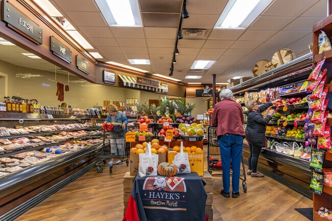 Hayeks Market is a beloved supermarket in Newton offering freshly prepared homemade meals.