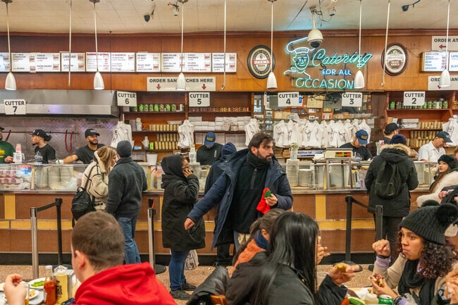 Katz's Delicatessen calls Lower East Side home as many from around the world come to dine here.