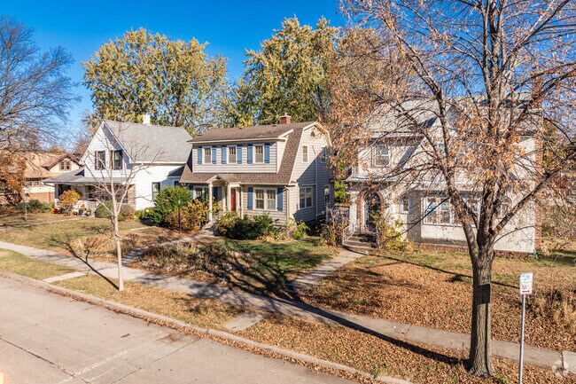 Victory offers homes along tree-lined streets with sidewalks.