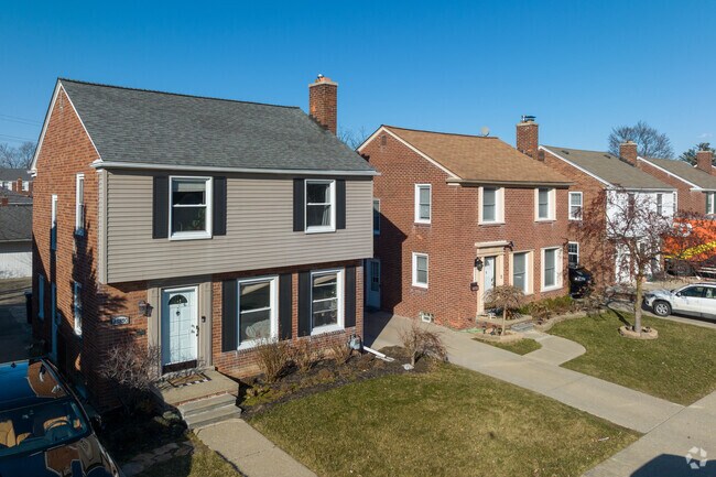 Modern Colonial-style homes in Dearborn Hills provide ample space for families.