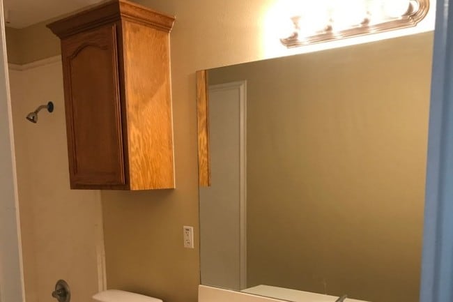 One of two bathrooms