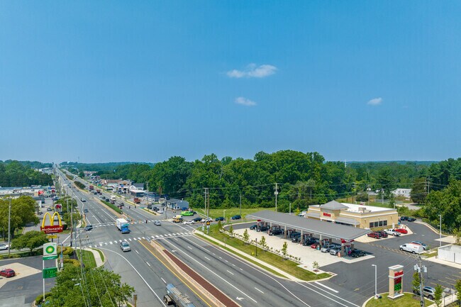 Route 40 in Edgewood has all of your needs, including food, shopping, banks, grocery, and more.