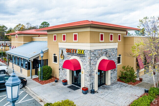 The Sixty Six Bar & Grill in Hampton Sted-Mountain Brook offers daily lunch specials.
