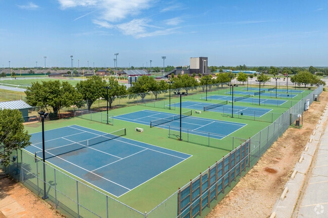 Tennis is one of the many sports the students of Putnam City North High School.