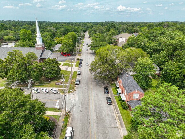 College Place Church and Columbia College comprise the center of the College Place community.