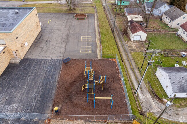 Students of St. Joseph Catholic School have a nice playground to enjoy.