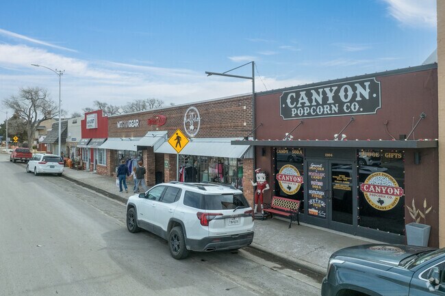 Canyon, TX, has a thriving small business scene with unique local shops.