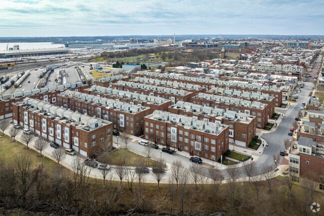 Locust Point in Baltimroe has a mix of townhomes and condos available for rent.