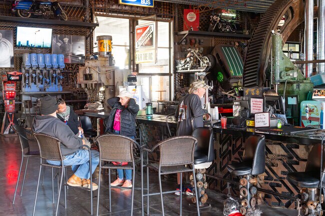 Full Throttle Saloon in Sturgis is a go to bar for bikers to grab a drink with their friends.