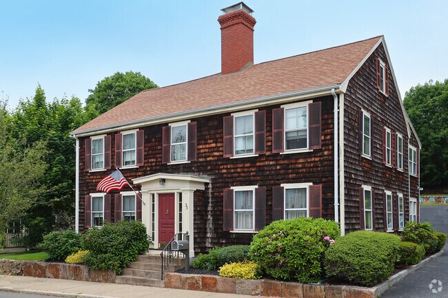 Historic Colonial style homes that offer a glimpse into the past line the picturesque streets of Beverly Farms.