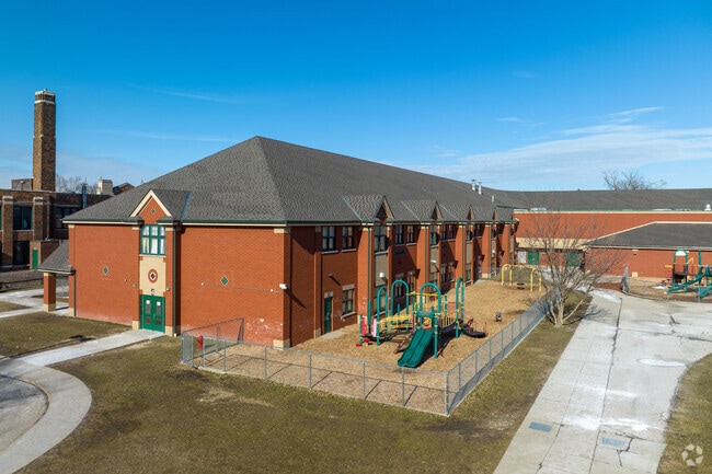 Ronald Brown Academy school is a Michigan Green School for energy saving initiatives.