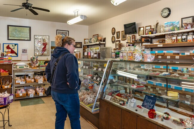 Wittich’s Candy Shop in Cercleville, Ohio was opened in 1840.