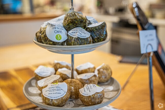 Savor a delicious maple ball at Sano Cafe.