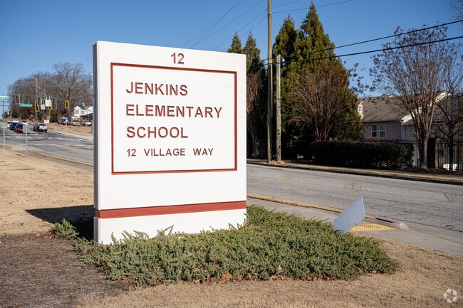 Jenkins Elementary School can be found at 12 Village Way, Lawrenceville.
