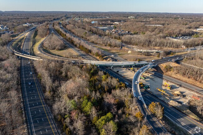 The Garden State Parkway is located outside of town to take you to NYC or further south.