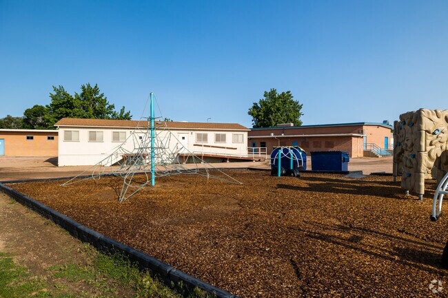 Venetucci Elementary School students in Fountain Valley Ranch has a jungle gym for students.