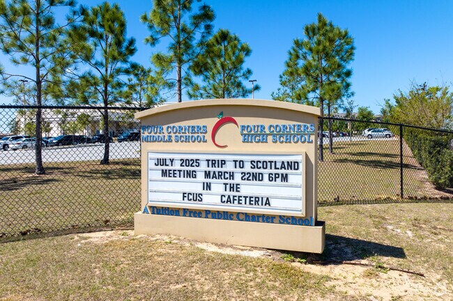 Four Corners Charter Upper School is a tuition free public school in Championsgate Florida.