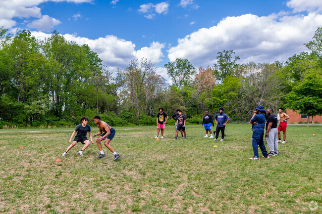 MLK Jr. Park often hosts practices of local football and soccer teams.