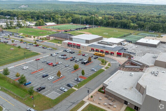 Delaware Valley High School earns a solid B+ rating from Niche.
