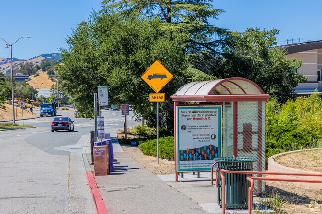A few bus stops are found spread across Venetia Valley