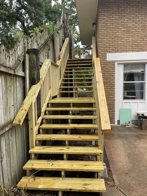 New exterior staircase exclusively serves this unit!
