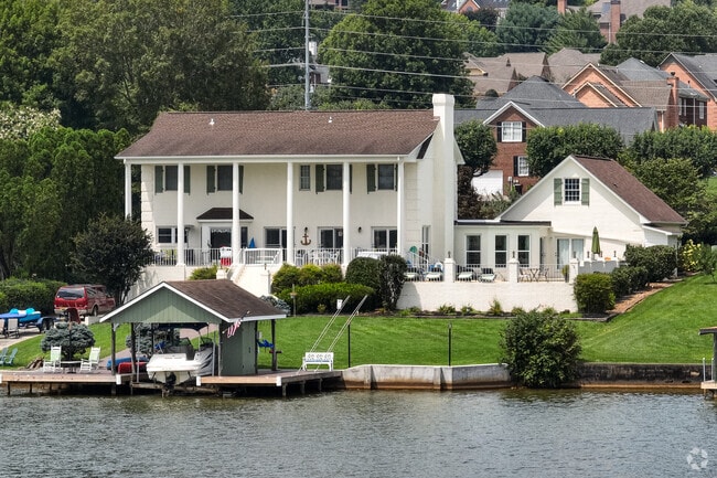 Lakefront estates near Fort Loudoun Lake in Concord offer scenic views and spacious living.