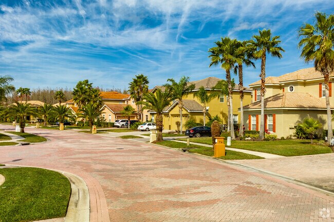 Streets in Cory Lake Isles are wide and well kept