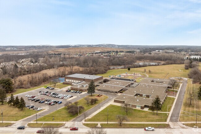 Owen Elementary School aerial view.