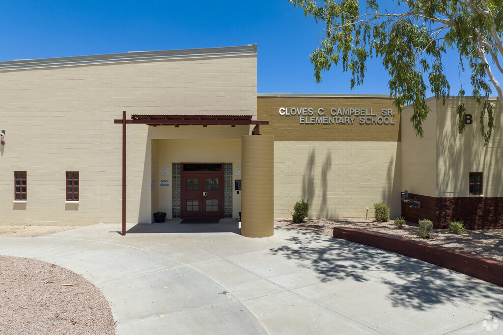 Cloves C Campbell Sr Elementary School teaches Pre K through 8th grade in Phoenix.
