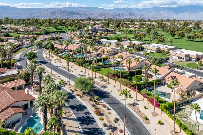 Many home communities in Palm Desert feature golf course views.