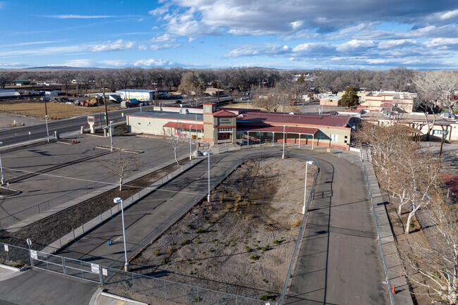 An aerial view of Peralta Elementary School.